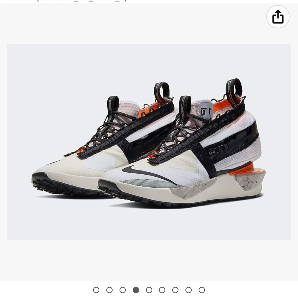 NEW EXCLUSIVE Nike ISPA Drifter Gator Sneakers - Summit White (No Box) US 4